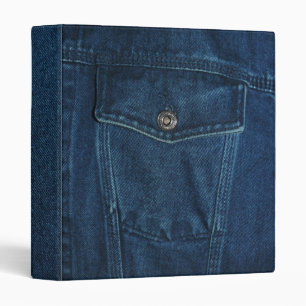 Blue Denim Binder