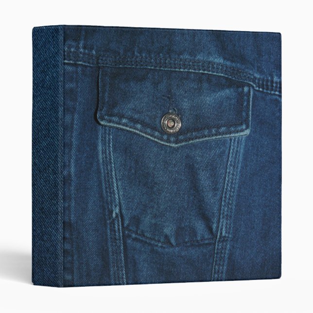 Blue Denim Binder (Front/Spine)