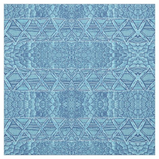 Blue Denim Crisscross Fabric