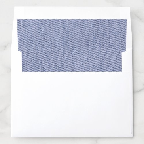 Blue Denim Envelope Liner