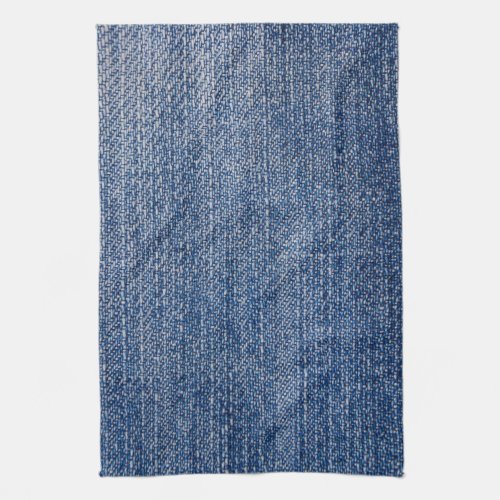 Blue Denim Fabric Jeans Texture Kitchen Towel