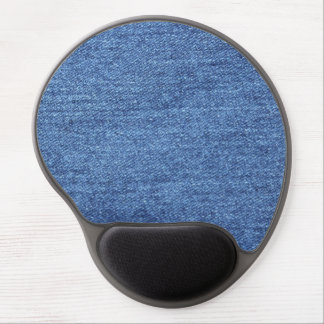 blue denim gel mouse pad