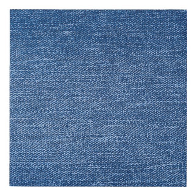 Blue denim jeans faux canvas print (Front)