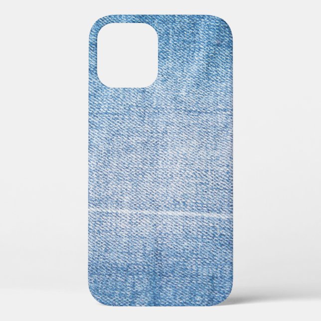 Blue denim jeans texture Case-Mate iPhone case (Back)