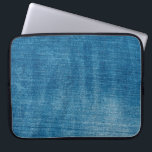 Blue denim jeans texture close up. Blue denim jean Laptop Sleeve<br><div class="desc">Blue denim jeans texture close up. Blue denim jeans background. Jeans fabric close up.</div>