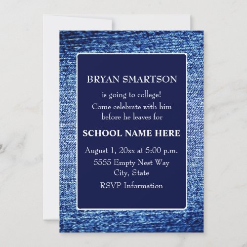 Blue Denim _ Look  Trunk Party Invite