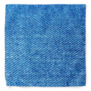 Blue Denim Texture Bandana