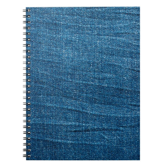 Blue denim texture, Bluejeans texture Notebook (Front)