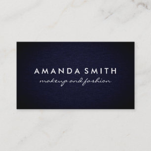 Blue Denim Texture Business Card