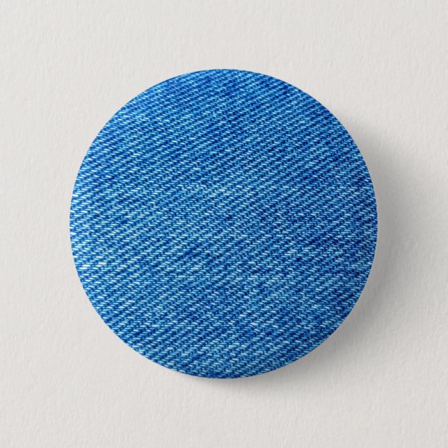 Blue Denim Texture Button (Front)