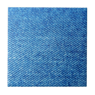 Blue Denim Texture Ceramic Tile