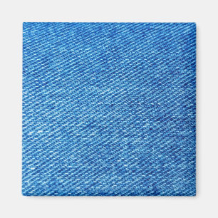 Blue Denim Texture Magnet