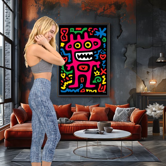 Blue Denim Texture Pattern – Custom Minimal Active Capri Leggings (Creator Uploaded)