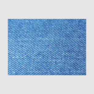Blue Denim Texture Tissue Paper