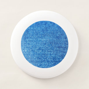 Blue Denim Texture Wham-O Frisbee