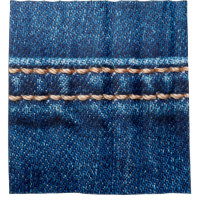 Blue denim texture with stitch line closeup, Jeans