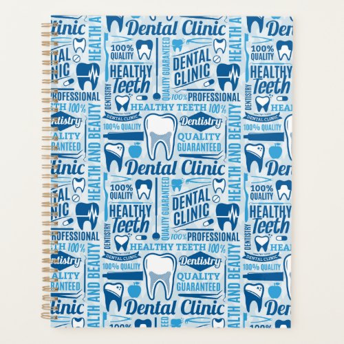 Blue Dental Clinic Pattern Planner