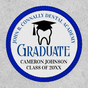 Blue Dental School Custom Dentist Graduation Patch