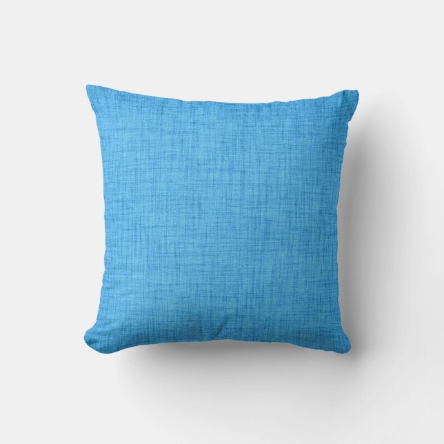 Blue Design Background Throw Pillow (Front)