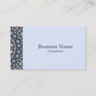 Blue design business card