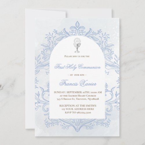  blue design First Holy Communion