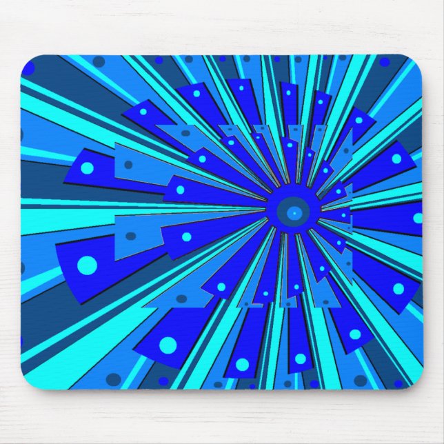 Blue Design Mousepad (Front)