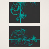 Blue design Profile Card (Front & Back)