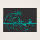 Blue design Profile Card (Back)