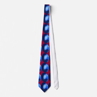 Blue Design Tie