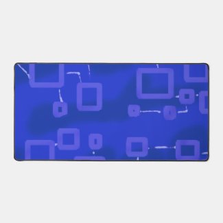 Blue Desk Mat