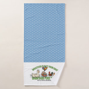 Blue Dewdrop Whatever Floats Your Boat Towel
