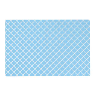 Blue Diagonal Design Placemat