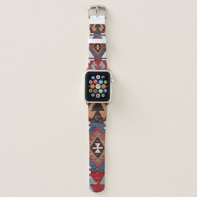 Blue Diamond Arrow Konya // 19th Century Apple Watch Band (Front)