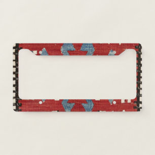 Blue Diamond Arrow Konya II 19th Century Authentic License Plate Frame