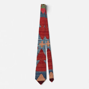 Blue Diamond Arrow Konya II 19th Century Authentic Neck Tie