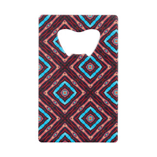 Blue Diamond Credit Card Bottle Opener