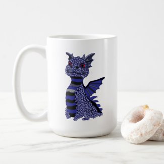 Blue Diamond Dragon Art