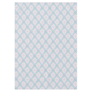 Blue Diamond Geometric Pattern Tablecloth