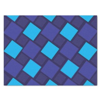 Blue Diamond Geometric Pattern 
