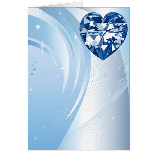 blue diamond heart cards (Front)