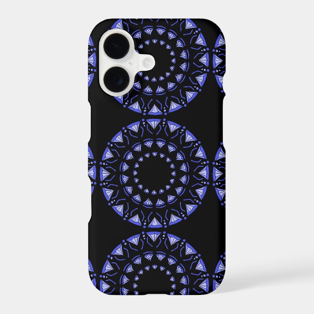 Blue Diamond Inner Circle Eastern Influence Iphone Case (Back)