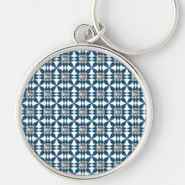 Blue Diamond Keychain (Front)