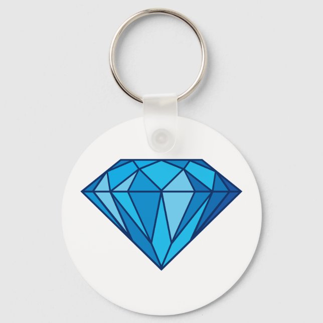 Blue Diamond Keychain (Front)