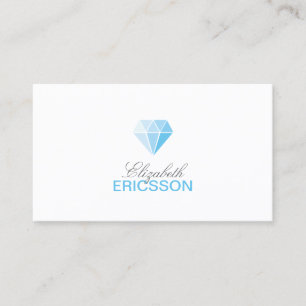 Blue Diamond Logo Business Card