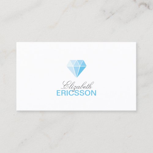 Blue Diamond Logo Business Card