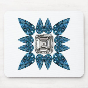 Blue Diamond Mouse Pad