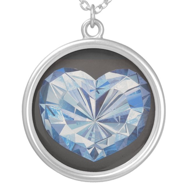 Blue diamond Necklace (Front)