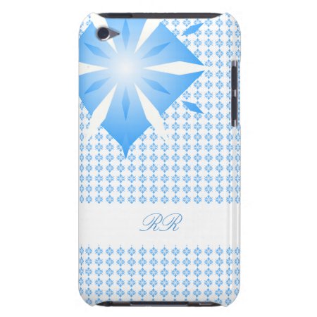 Blue Diamond Shape Ipod Touch 4g Case