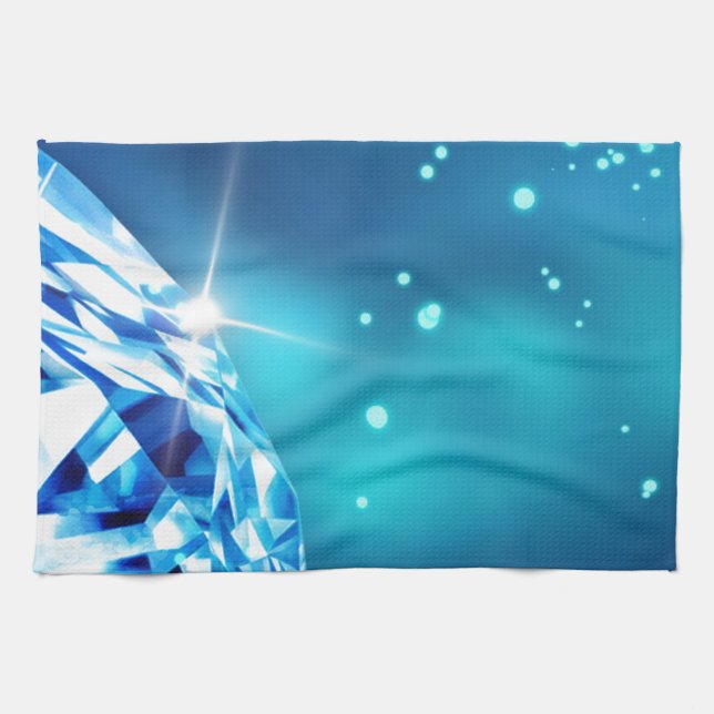 blue diamond towel (Horizontal)
