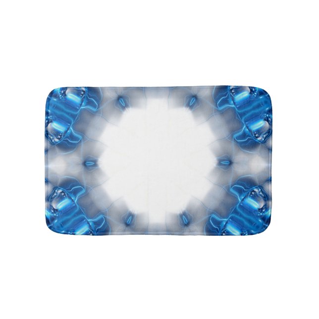 Blue Diamonds Bathroom Mat (Front)